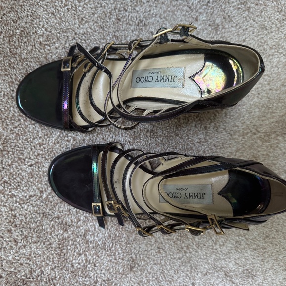 Strappy sandals black patent - Picture 1 of 6